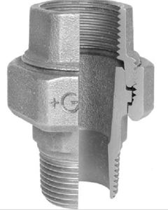 Union G. 1" sleeve-nipple galv.